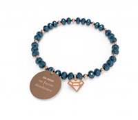 Bracciale 10 Buoni Propositi Donna in Acciaio B-5241RO/BL - B-5241RO/BL